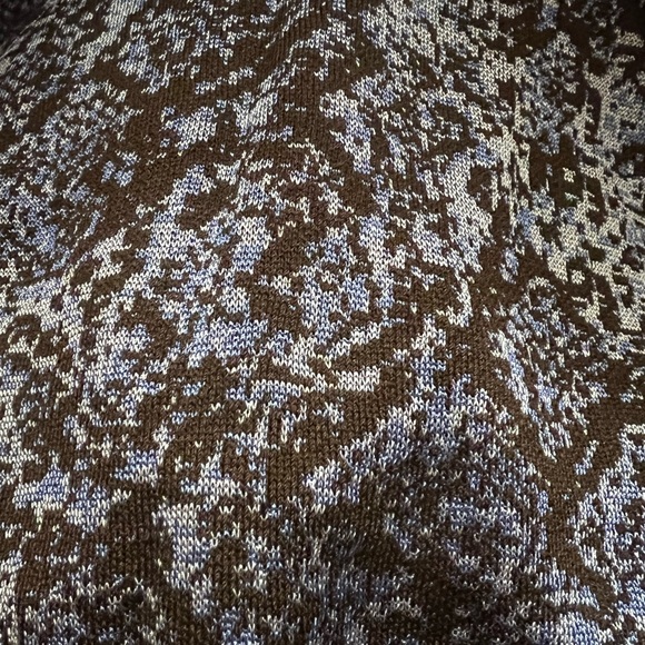 ST. JOHN CAMISOLE TOP TANK ~ SLEEVELESS ~ Brown with Shades of Blue~Size: Small - Picture 9 of 9